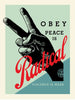 Obey - Peace Is Radicalised (Blue, Red & Cream) - SET OF THREE